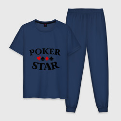 Мужская пижама хлопок Poker Stars