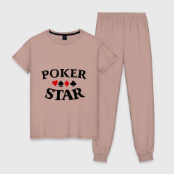 Женская пижама хлопок Poker Stars