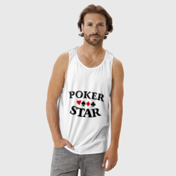 Мужская майка хлопок Poker Stars - фото 2