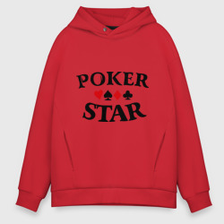 Мужское худи Oversize хлопок Poker Stars