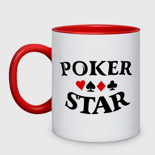 Кружка двухцветная Poker Stars