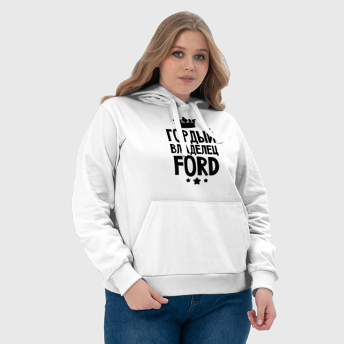 Женская толстовка хлопок Гордый владелец Ford - фото 6