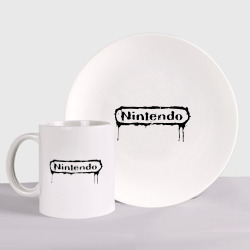 Набор: тарелка + кружка Nintendo