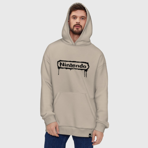 Худи SuperOversize хлопок Nintendo, цвет миндальный - фото 5