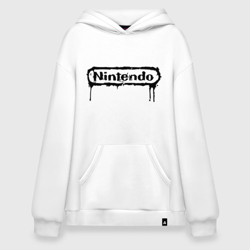 Худи SuperOversize хлопок Nintendo, цвет белый