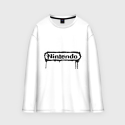 Женский лонгслив oversize хлопок Nintendo