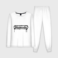 Женская пижама с лонгсливом хлопок Nintendo
