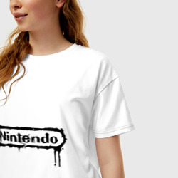 Женская футболка хлопок Oversize Nintendo - фото 2