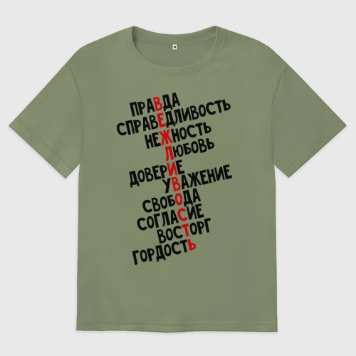 Мужская футболка хлопок Oversize Вежливые