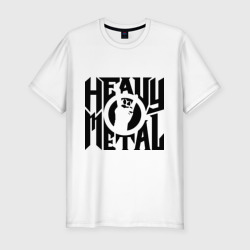 Мужская футболка хлопок Slim Heavy metal