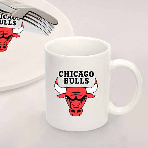 Набор: тарелка + кружка Chicago Bulls - фото 2