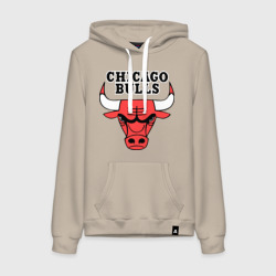 Женская толстовка хлопок Chicago Bulls