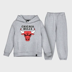 Детский костюм хлопок Oversize Chicago Bulls