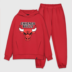 Мужской костюм oversize хлопок Chicago Bulls