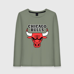 Женский лонгслив хлопок Chicago Bulls