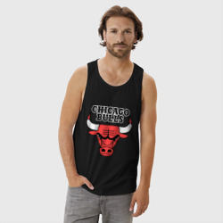 Мужская майка хлопок Chicago Bulls - фото 2
