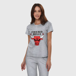 Женская пижама хлопок Chicago Bulls - фото 2