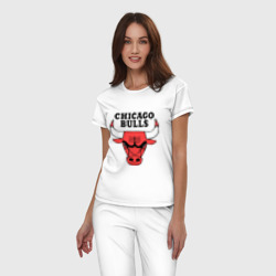 Женская пижама хлопок Chicago Bulls - фото 2