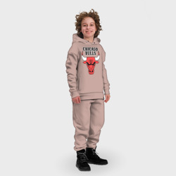 Детский костюм хлопок Oversize Chicago Bulls - фото 2