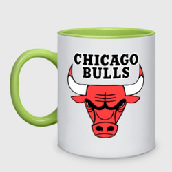 Кружка двухцветная Chicago Bulls