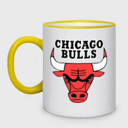 Кружка двухцветная Chicago Bulls