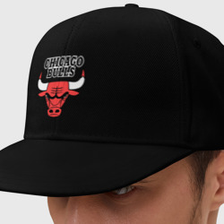 Chicago Bulls – Кепка снепбек с прямым козырьком с принтом купить