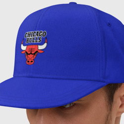 Кепка снепбек с прямым козырьком Chicago Bulls
