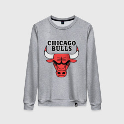 Женский свитшот хлопок Chicago Bulls