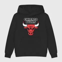 Мужская толстовка без начеса хлопок Chicago Bulls