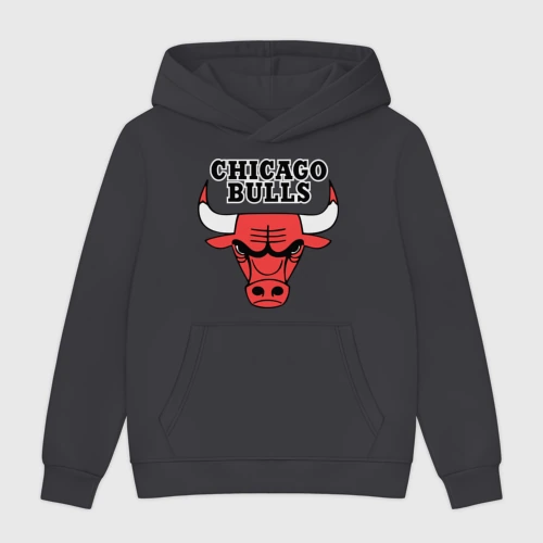 Мужская толстовка без начеса хлопок Chicago Bulls