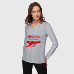 Женский лонгслив хлопок Arsenal - фото 2