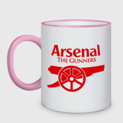 Кружка двухцветная Arsenal