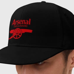 Кепка снепбек с прямым козырьком Arsenal