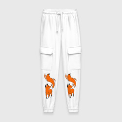 Женские брюки карго хлопок Лиса