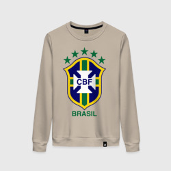 Женский свитшот хлопок Сборная Бразилии по футболу