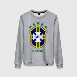Женский свитшот хлопок Сборная Бразилии по футболу