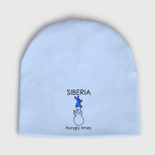Мужская шапка демисезонная Siberia Hungry times