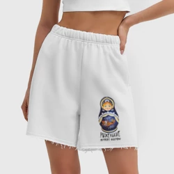 Женские шорты oversize футер хлопок Рыжие правят миром - фото 2