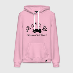 Женская толстовка хлопок Siberian Fast food