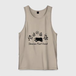 Мужская майка хлопок Siberian Fast food