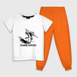 Детская пижама с белой футболкой Dark Souls