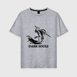 Женская футболка хлопок Oversize Dark Souls