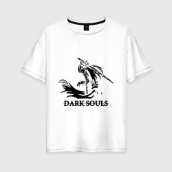 Женская футболка хлопок Oversize Dark Souls