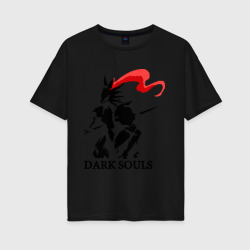 Женская футболка хлопок Oversize Dark Souls