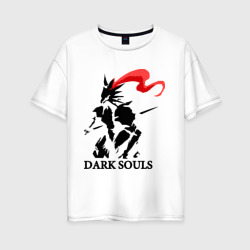 Женская футболка хлопок Oversize Dark Souls