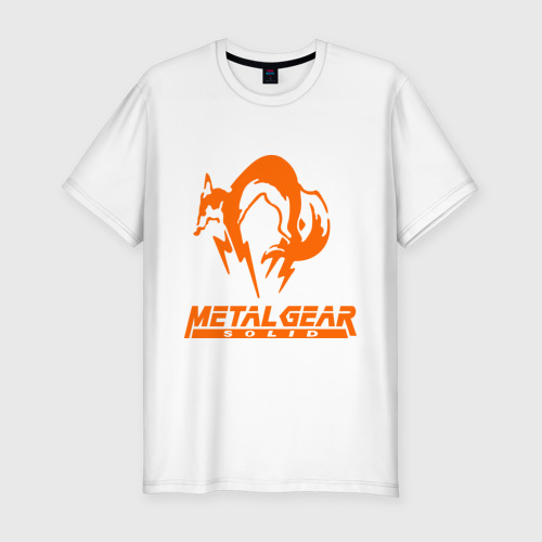 Мужская футболка хлопок Slim Metal Gear Solid Fox