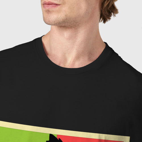 Мужская футболка хлопок Пудж Дота2, цвет черный - фото 6