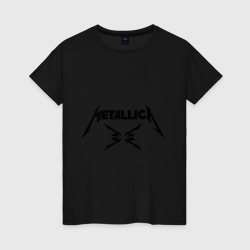 Женская футболка хлопок Metallica