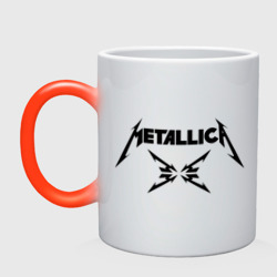 Кружка хамелеон Metallica