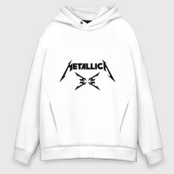 Мужское худи Oversize хлопок Metallica